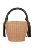 Woven Basket Bag, back view